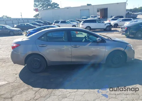 2014 Toyota Corolla Le из США, поврежденный, VIN 2T1BURHE4EC014952